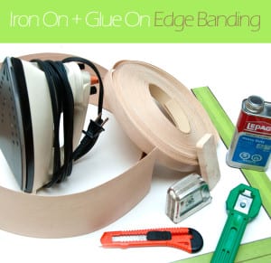 Iron On & Glue On Edge Banding w Supplies