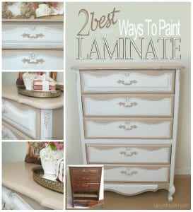 Two Best Ways To Paint Laminate Furniture