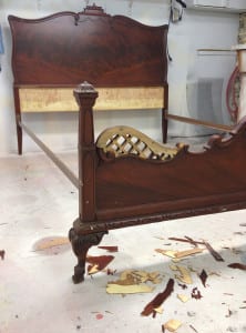 Mismatched-Victorian-Bed-Before