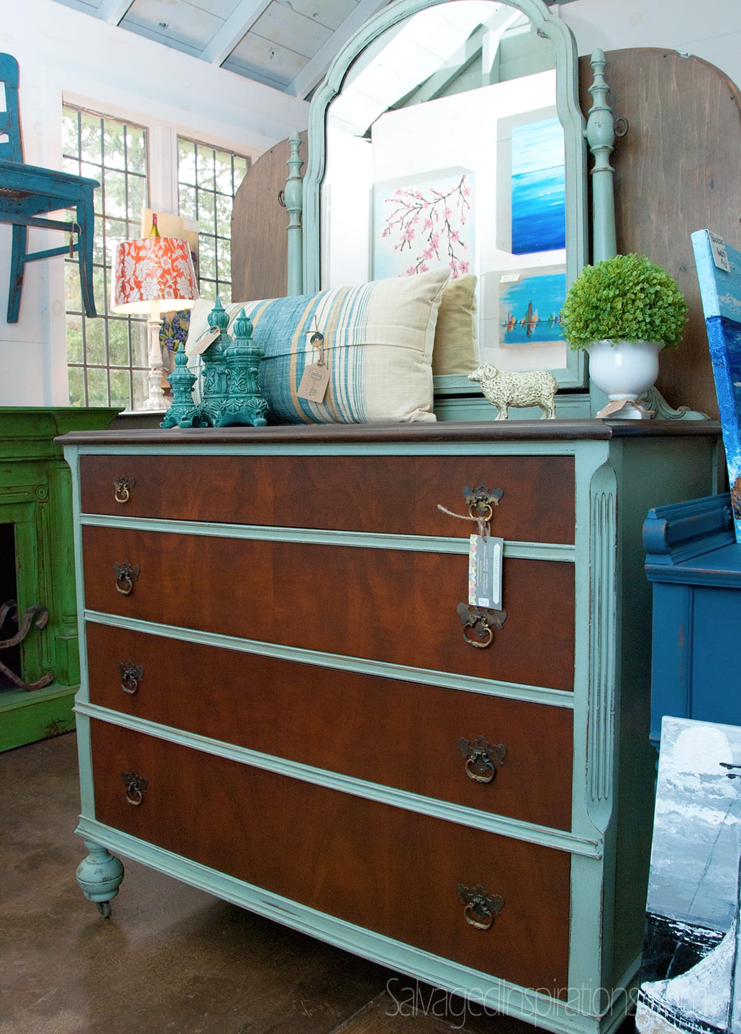Pleasant-Pickins-Painted-and-Stained-Dresser