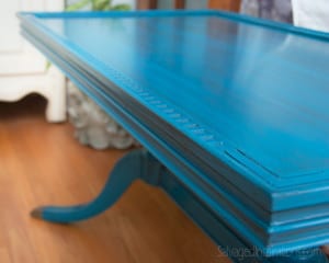 Deilcraft-Table---Turquoise-Glazed