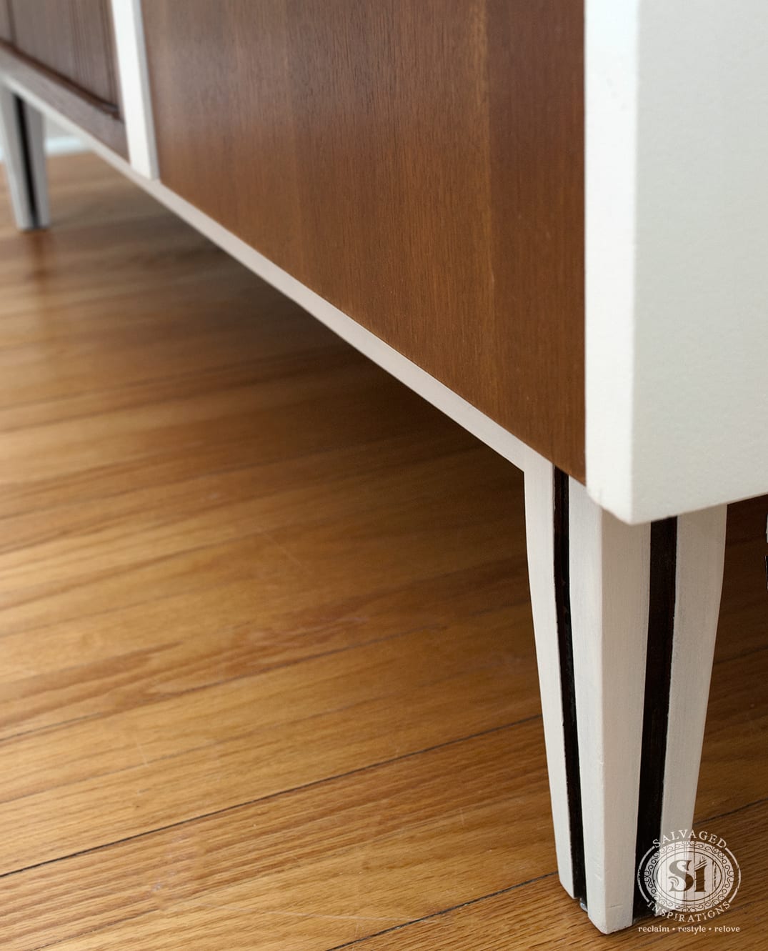 Buffet Restyling Mid-Century-Modern Buffet Restyling - Salvaged Inspirations
