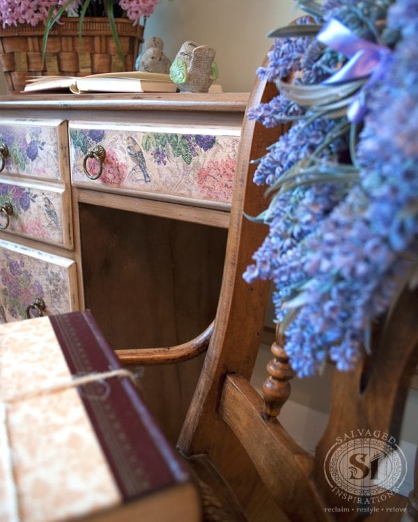 How To Decoupage with Napkins Salvaged Inspirations