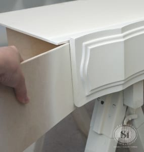 Prevent Overspray on Drawers