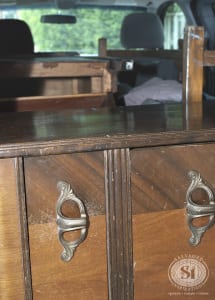 brass handles on dresser