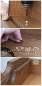 hide screws 4 professional finish