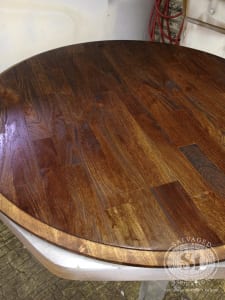 Stain not drying on table