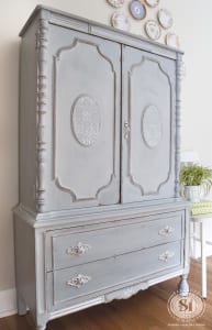 MilkPainted French Country Dresser