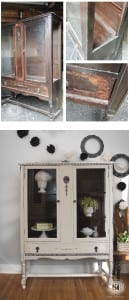 GF Chalk Style China Cabinet Before&After