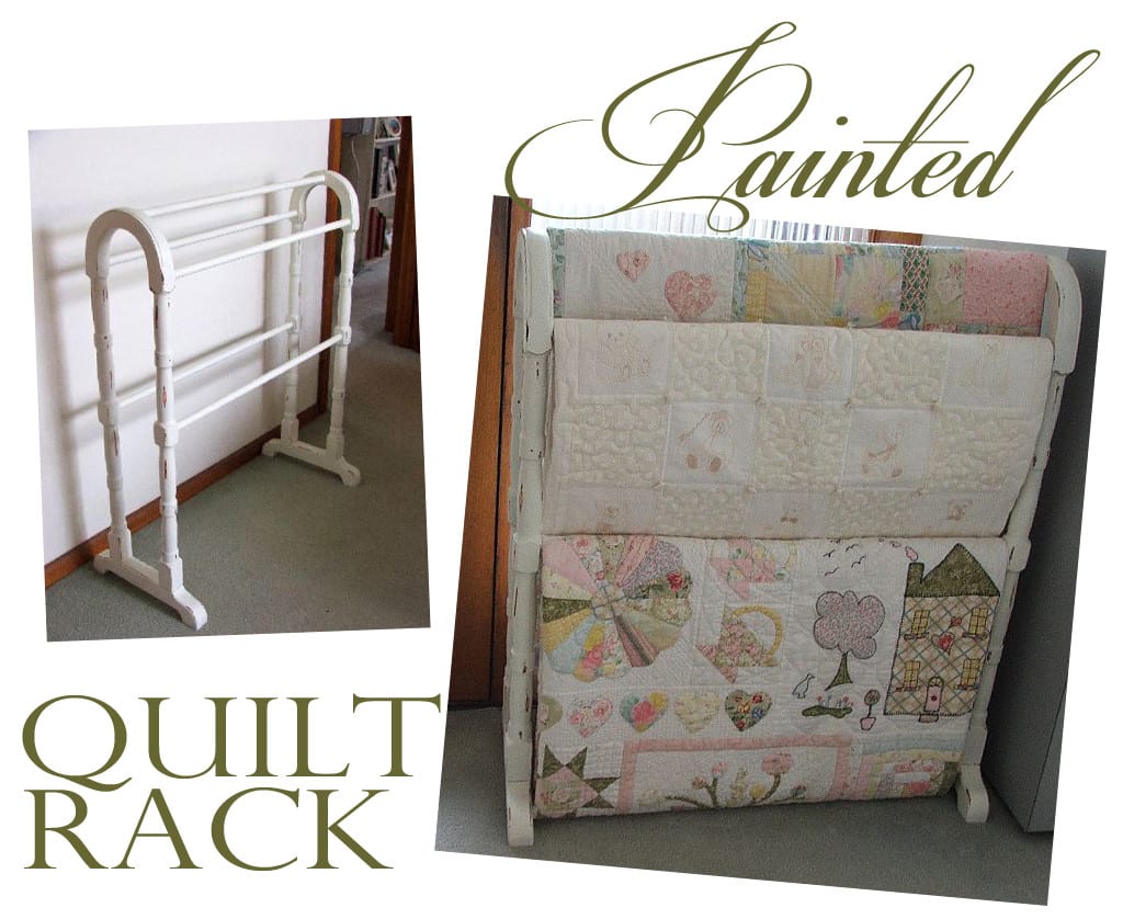 SI Redo-Painted Quilt Rack