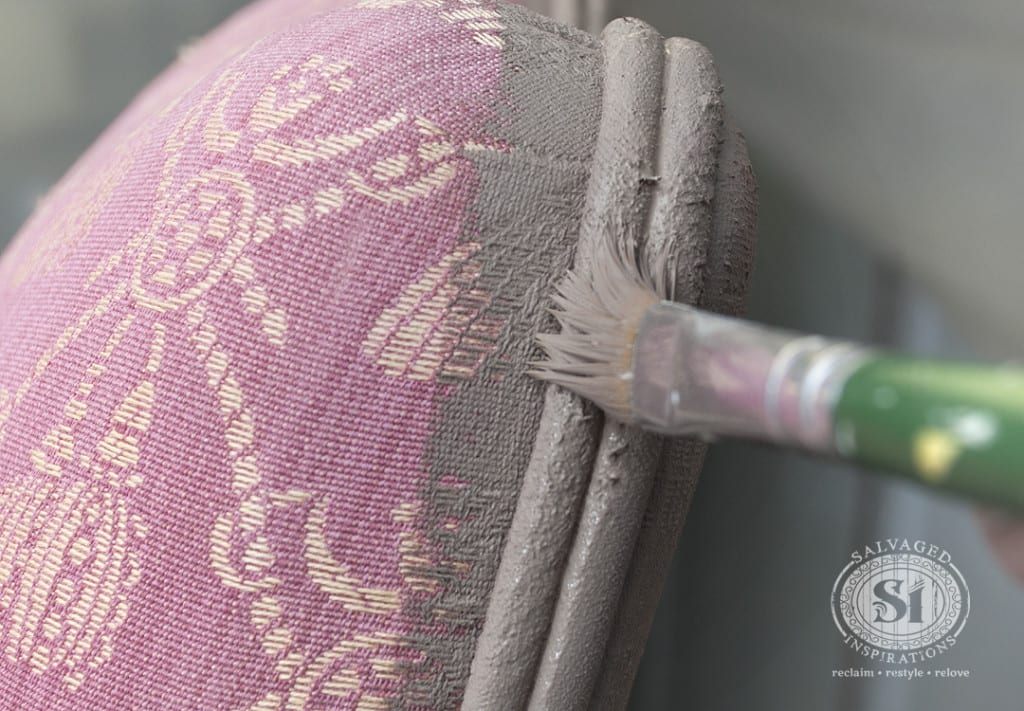 How I Painted My Fabric Chair3