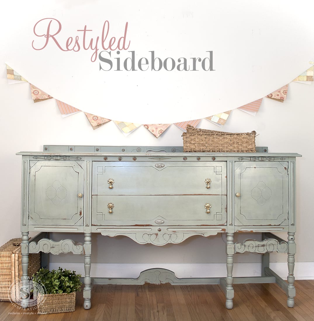 Restyled Sideboard from Salvaged Inspirations