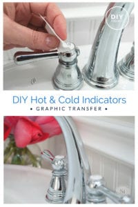 Graphic Transfer - DIY Hot & Cold Indicators