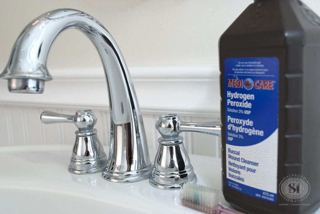 Hydrogen Peroxide for Hard To Clean Fawcets & Sinks