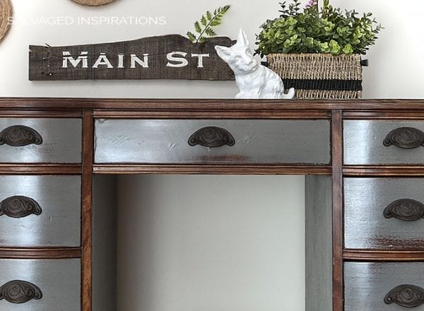 How To Paint Furniture WITHOUT Sanding! - Salvaged Inspirations