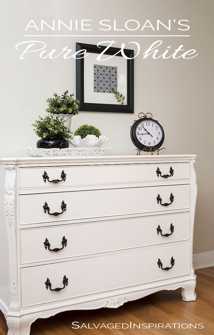 Chalk Painted French Buffet in Pure White