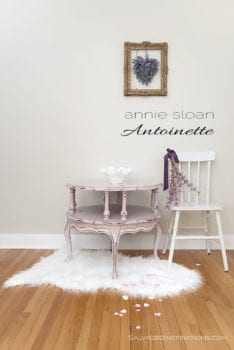Annie Sloan Antoinette Table w Text