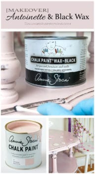 Antoinette & Black Wax Makeover Collage
