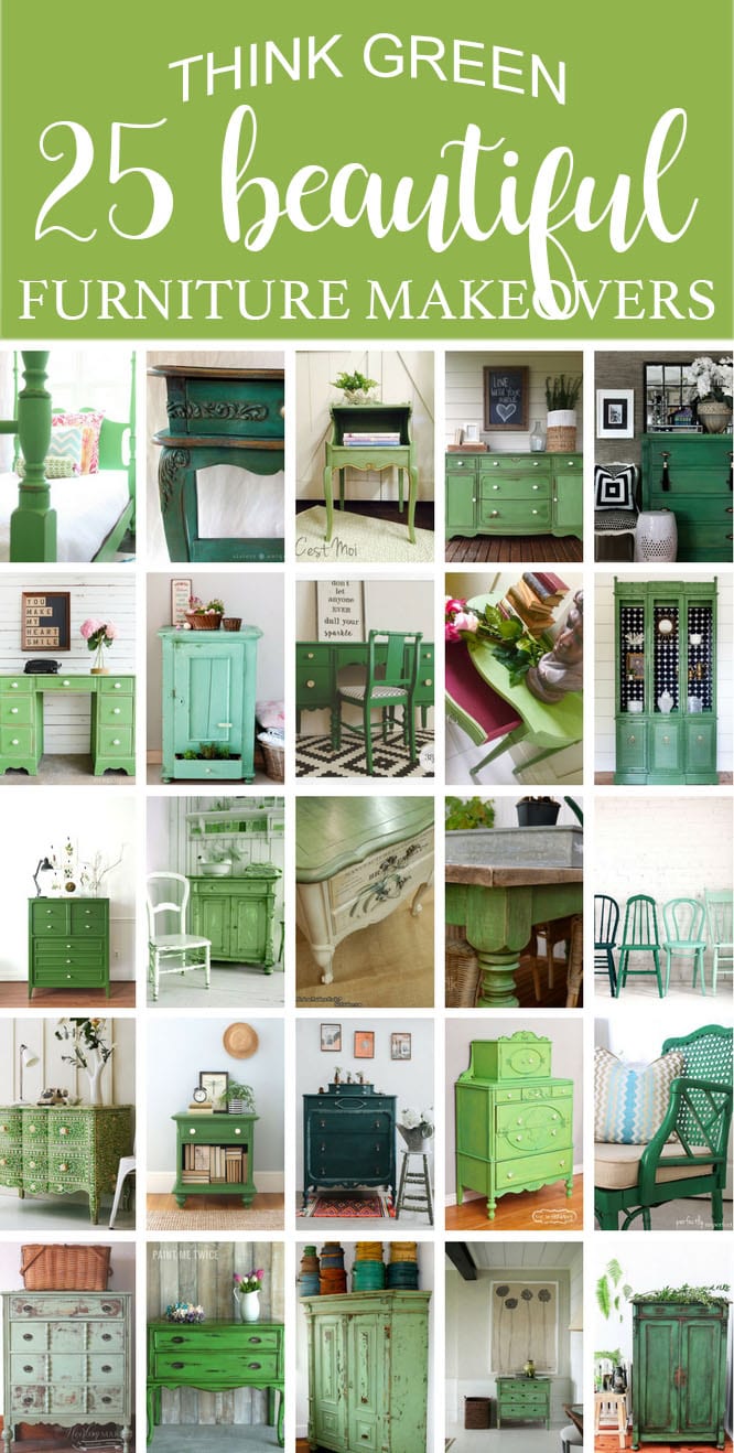 25 Beautiful Think Green Furniture Makeovers Roundup