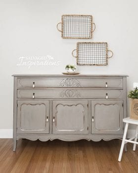 Annie Sloan French Linen Painted Thrift Buffet