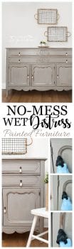 No Mess Wet Distress Painted Furniture2