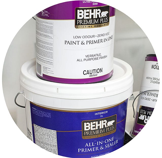 Behr Premium Plus Primer and Paint 4 Painted Over WallPaper