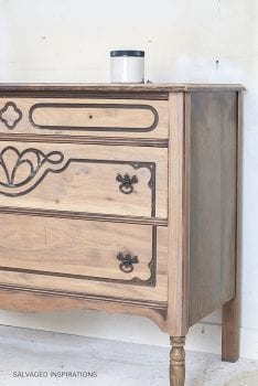 Maple Wood Dresser Partly Sanded
