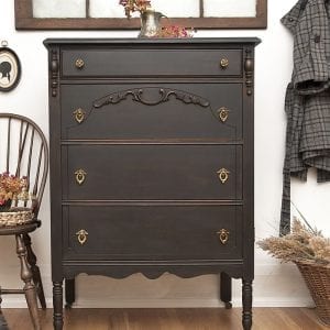 Salvaged Inspirations - Painted Vintage Dresser + Chair