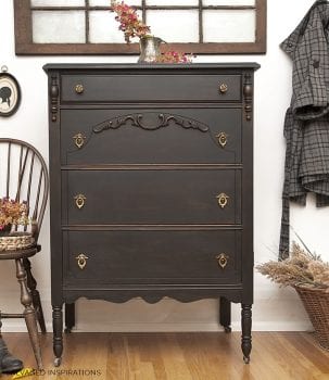 Salvaged Inspirations - Painted Vintage Dresser + Chair