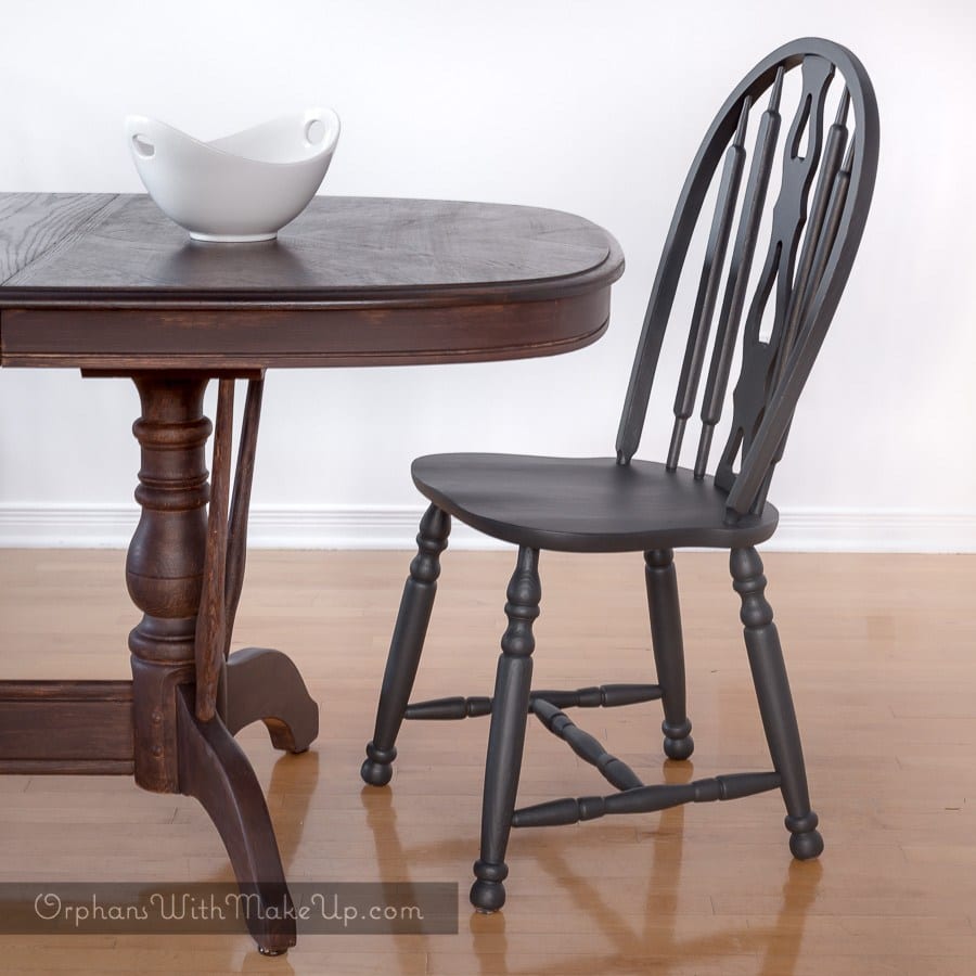 Best Black Paint For Furniture, Spray Painting Dining Room Chairs Black