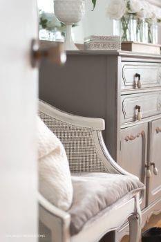 Bedroom Chair Makeover w DIY Paint + Upholstery