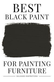 Best Black Paint for Painting Furniture + AS Graphite Swatch