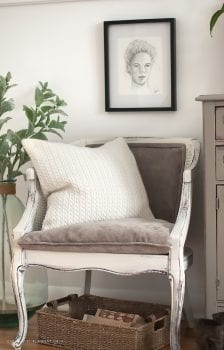 EASY DIY CHAIR UPHOLSTER + PAINTED CHAIR