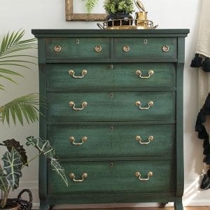 Empire Dresser Painted in Layered Chalk Paint