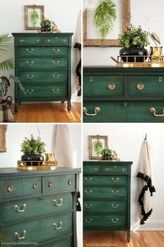 Layering Chalk Painted Dresser - Collage