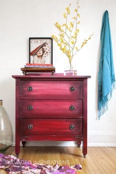 Ombré Painting Effect on Small Dresser