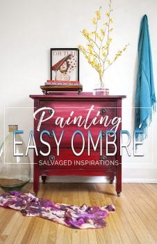 Painting Easy Ombre Effect on Furniture