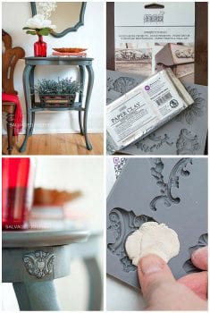 DIY Paper Clay Furniture Molds - Salvaged Inspirations