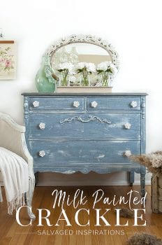 Milk Painted Crackle Paint Finish Txt - Salvaged Inspirations