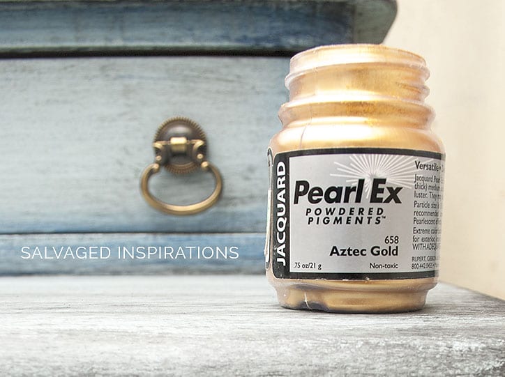 Pearl Ex Powdered Pigment For Furniture Makeovers
