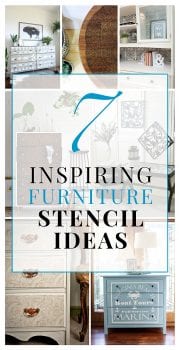7 Inspiring Furniture Stencil Ideas Round-Up