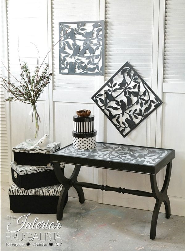 7 Inspiring Furniture Stencil Ideas - Salvaged Inspirations