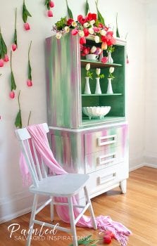 Blended and Layered Furniture Painting Technique - Hutch