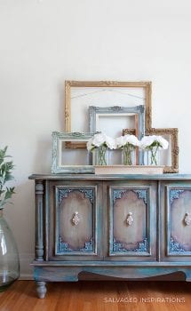 Painted Furniture Buffet - Painting With Wax