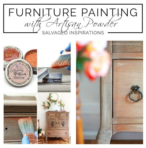 Painting With Powder | Roadside Makeover - Salvaged Inspirations
