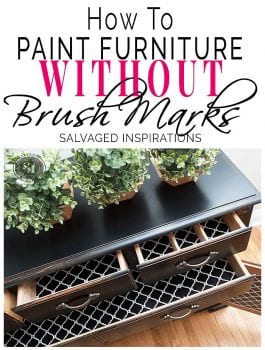 Paint Furniture WITHOUT Brush Strokes