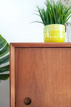 Close Up of Mid Century Modern Cabinet