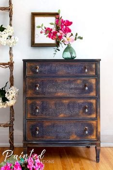 How To - Gilding Wax on Painted FurnitureBlue