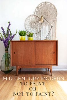 Mid Century Modern - To Paint or Not To Paint_