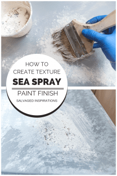 HOW TO CREATE TEXTURE FURNITURE USING SEA SPRAY